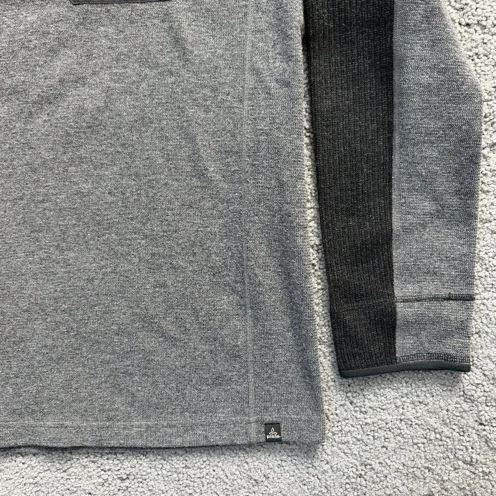 prAna Men's Lonan Sweater in Men's Size XL-Charcoal Black Colorway- Excel. Cond.